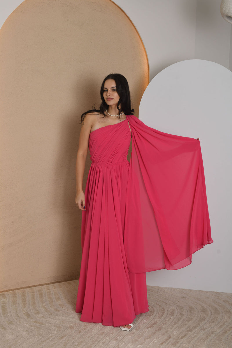 FOR RENT - Ruby One-Shoulder Gown