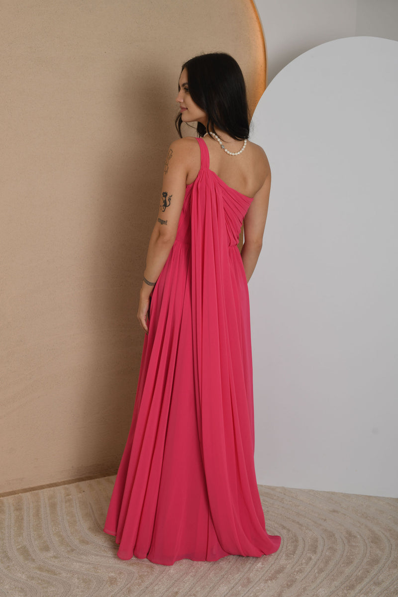 FOR RENT - Ruby One-Shoulder Gown