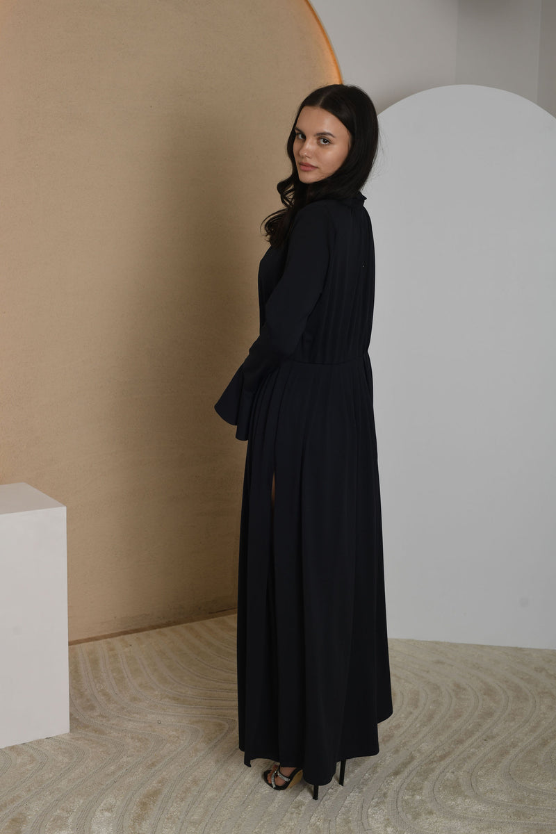 FOR RENT - Rosalie Long Sleeve Draped Dress